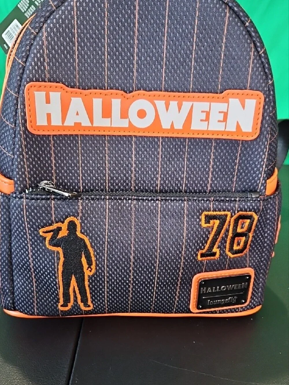 Loungefly Black & Orange Halloween Mini Backpack